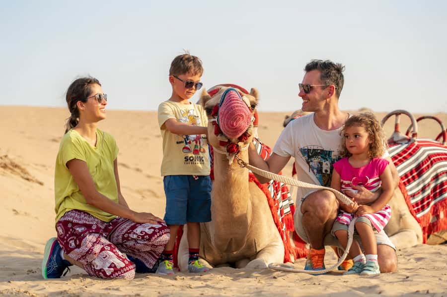 Dubai: Heritage Safari, Camel Ride & Al Marmoom Oasis Dinner - Hotel pickup and the ride to Al Marmoom