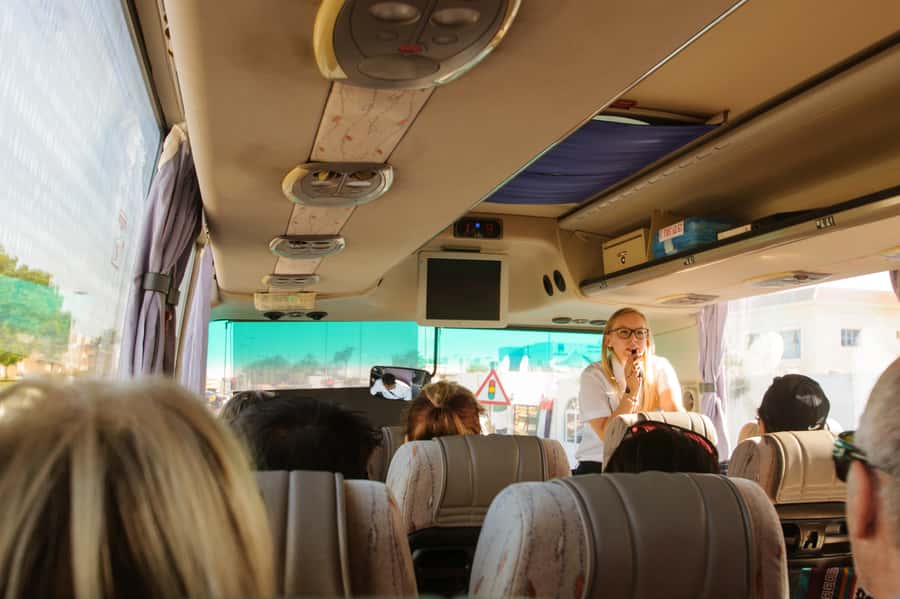 Dubai: Historic City Highlights Day Trip - Palm Jumeirah and the view toward Atlantis