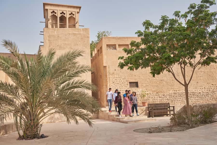 Dubai: Private Old Town, Heritage & Souks Walking Tour - The Arabian Tea House meeting point