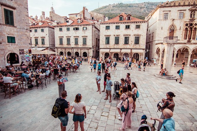 Dubrovnik Combo: Old Town & Ancient City Walls - Meeting at Pile Gate and the orange umbrella