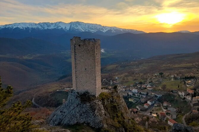 E-bike between towers and medieval villages at the foot of Sirente Abruzzo - Key points at a glance