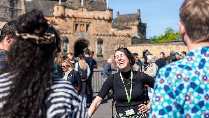 Edinburgh: Edinburgh Castle Guided History Tour with Tickets - Meeting at the Adam Smith statue