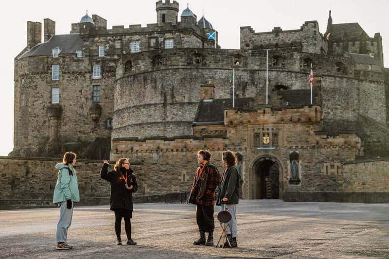 Edinburgh: Multi-Sensory Old Town Historical Walking Tour - Mercat Cross and the opening view of the Old Town