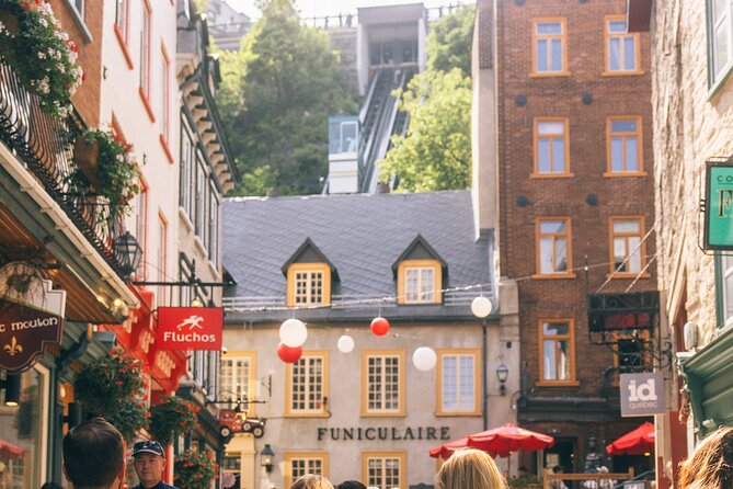 Evening Gourmet Tour 5 Course Dinner - History and Food in Old Quebec City - The funicular ride and St. Lawrence views