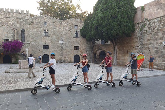 Explore the Medieval city of Rhodes on scooters - 2 hours - Hippocrates Square and the quieter corners