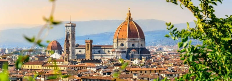 Florence to Fiesole golf cart tour:History & Panoramic views - From Florence streets to Fiesole hills
