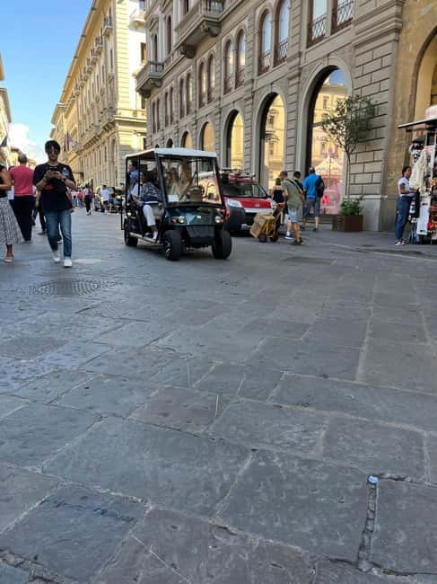 Florence to Fiesole golf cart tour:History & Panoramic views - The earlier route: Roman theatre, baths, and Etruscan remains