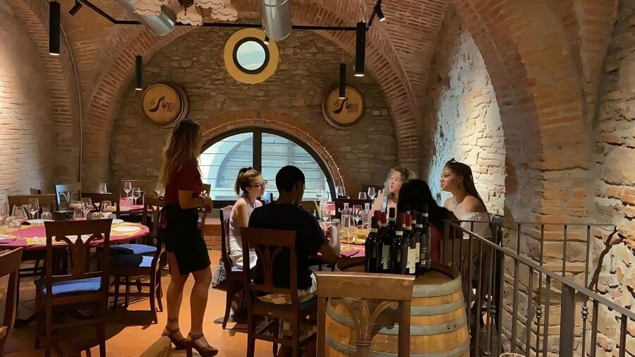 Florence Wine &Food: Taste Tuscan Flavors in Historic Cellar - The cellar setting and group size