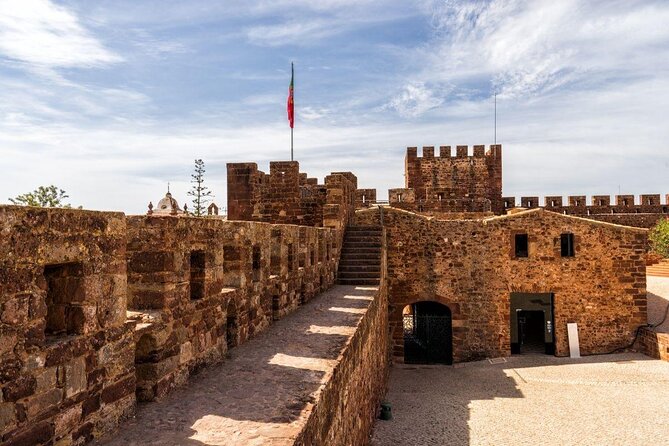 From Albufeira: Benagil Tour, Bones & Medieval Silves Castle - Nossa Senhora da Rocha and its cliff-top chapel