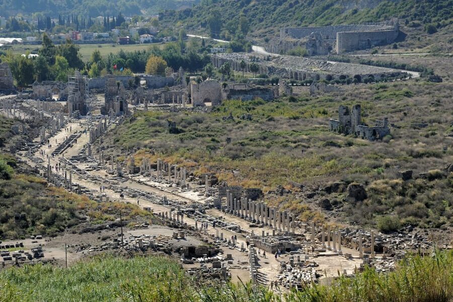 From Antalya: Day Tour of Ancient Roman Sites - Manavgat Waterfall as the final pause