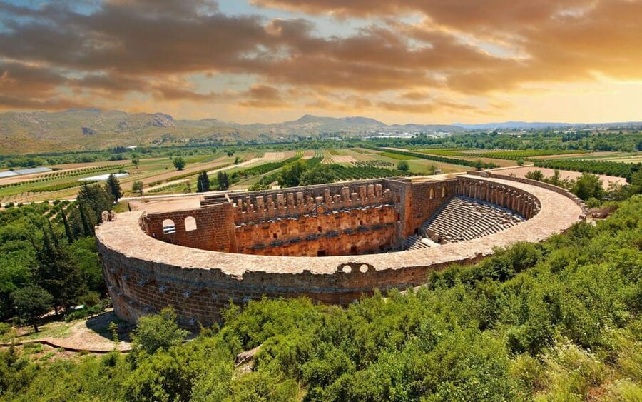 From Antalya: Roman Ancient Sites & Manavgat Waterfall Tour - Aspendos: a theater you can still understand