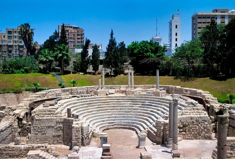 From Cairo: Historical Alexandria Shared Day Tour with Lunch - The Roman theater at Kom El-Deka