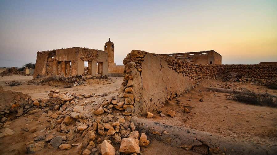 From Doha: Culture & History Qatar Tour to the North & West - Jumail Abandoned Village gives the past a human scale