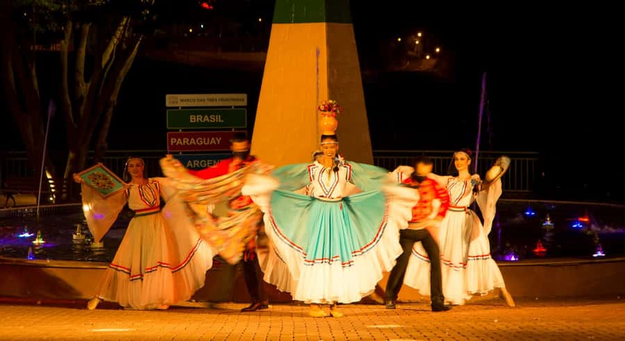 From Foz do Iguazu: Triple Frontier Landmark Ticket - The evening show, from legend to samba