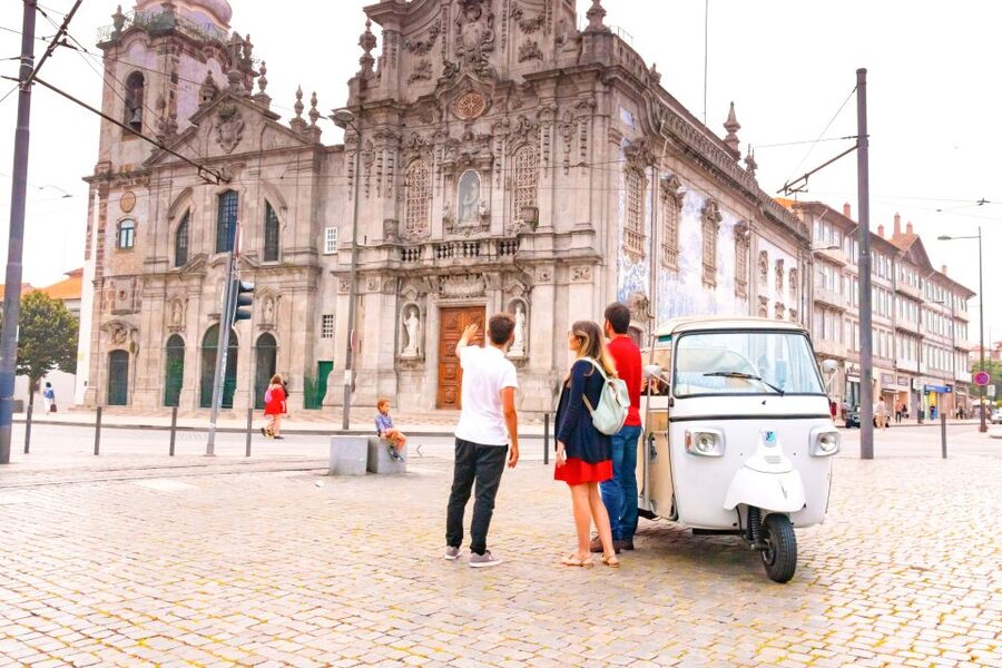 From Leixões: Private Porto Historic Center Tuk Tuk Tour - Palácio da Bolsa, São Francisco, and Ribeira