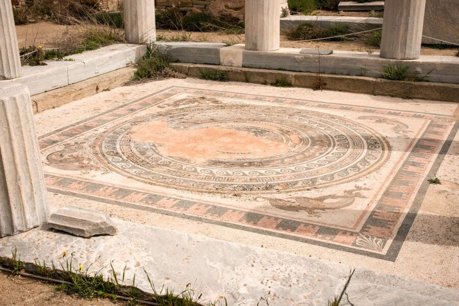 From Mykonos: Delos Archaeological Site Guided Evening Tour - The House of Dionysus and its remarkable details
