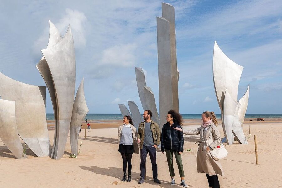 From Paris: Normandy Landing Beaches D-Day Tour by Minibus - The guide can make or break the day