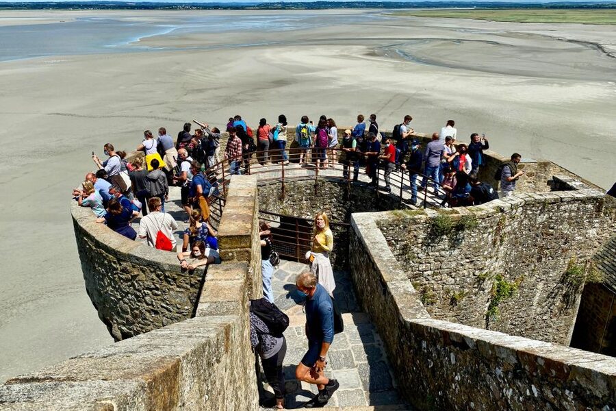 From Paris: Private Mont Saint-Michel & Normandy D-Day Tour - The road to Mont Saint-Michel
