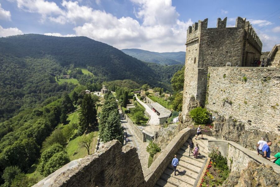 From Turin: Half-Day Medieval Sacra di San Michele Tour - Inside the church and across the valley