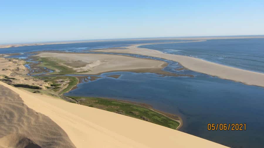 From Walvis Bay: Sandwich Harbour World Heritage Site - From Walvis Bay lagoon to the open beach