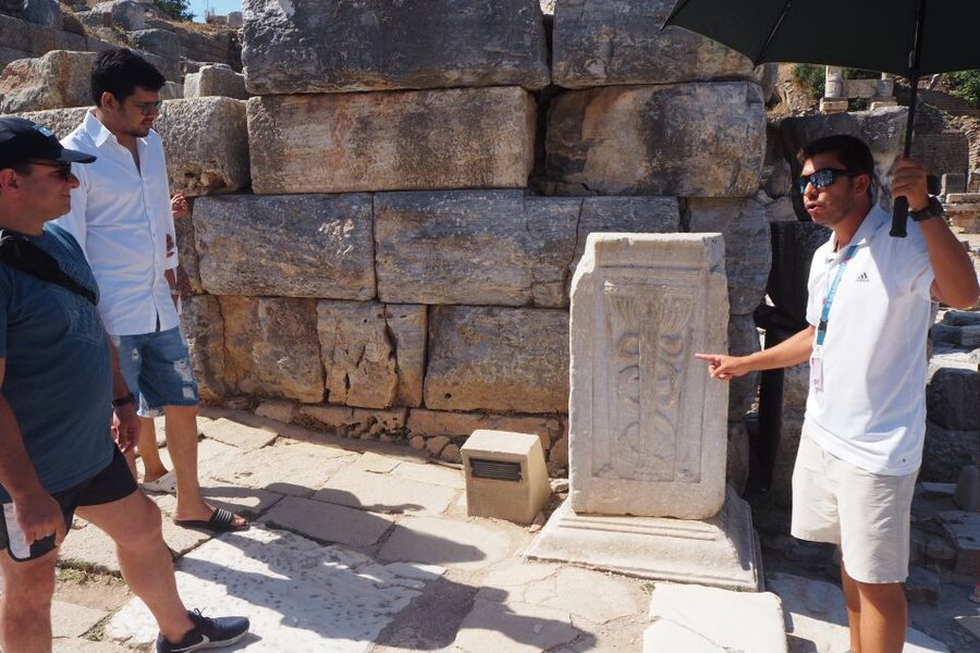 Full-Day Tour of Ancient Ruins in Ephesus from Izmir - The Great Theater and the scale of Roman Ephesus