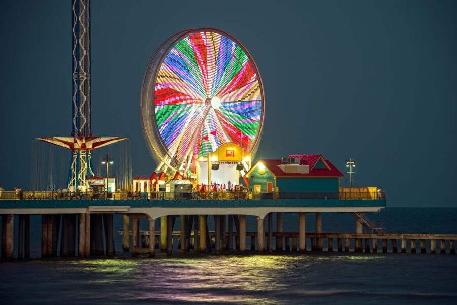 Galveston: Historic Pleasure Pier All-Day Pass - Iron Shark and the pier’s bigger thrills