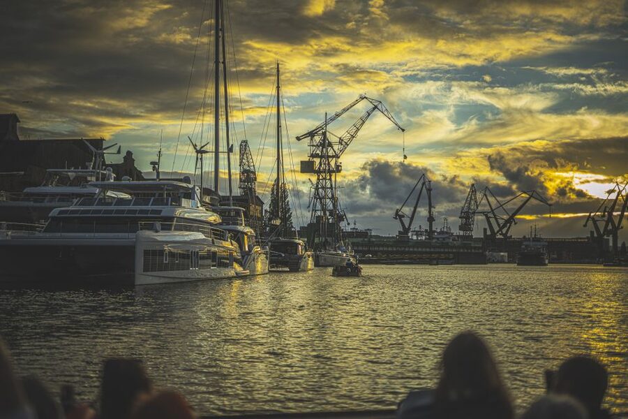 Gdańsk: Sunset Cruise on a Historic Polish Boat - Sunset timing, weather, and the best seat