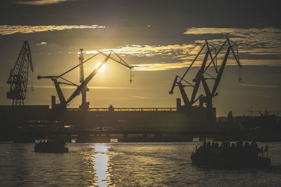 Gdańsk: Sunset Cruise on a Historic Polish Boat - Specialist vessels and the working waterfront