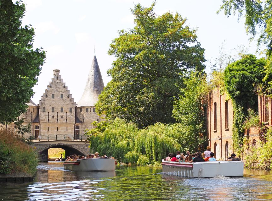 Ghent: 50-Minute Medieval Center Guided Boat Trip - Graslei and the old mercantile waterfront