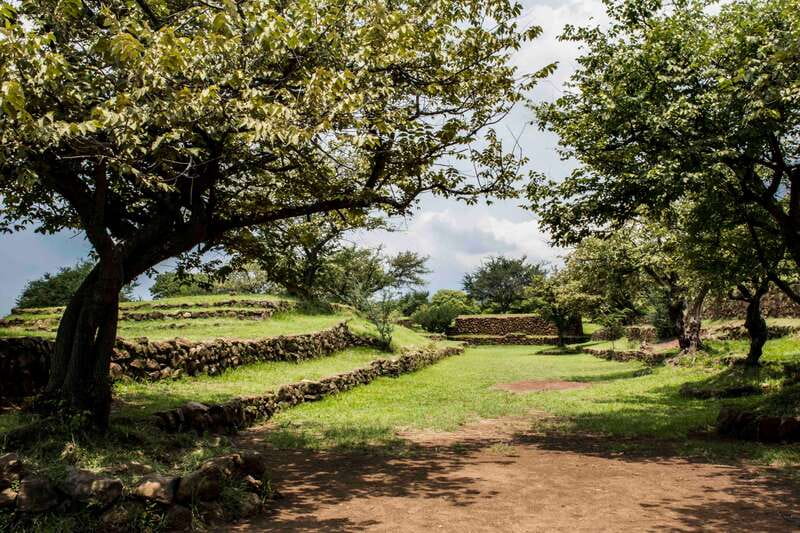 Guadalajara: Guachimontones pyramids Archaeological Site - Walking the Iguana pyramid and circular structures