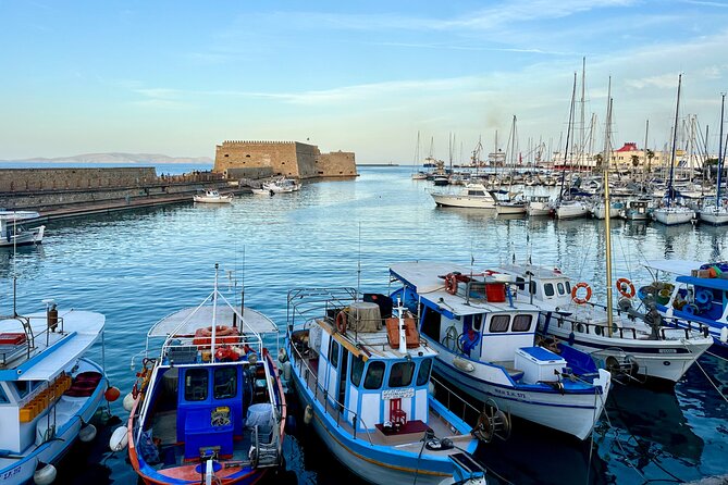 Heraklion Highlights: Knossos, Museum & Historic City Drive - Venetian Walls and Kazantzakis’s tomb: a calm start above the city