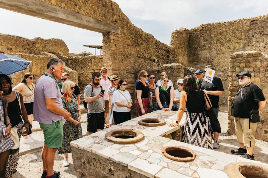 Herculaneum: Skip-the-Line Guided Tour with Archaeologist - Casa di Nettuno ed Anfitrite and its famous decoration