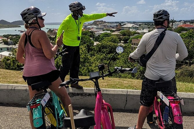 Historic City, Fort and Beach E-Bike Tour - The V.C. Bird Monument and a quick look at modern Antigua