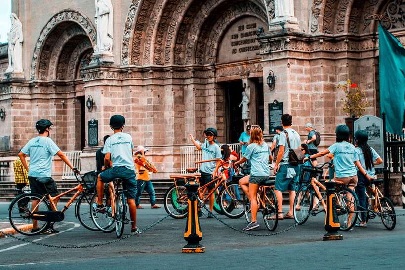 Intramuros, Manila: Historical Bamboo Bike Tour - San Agustin Church and the final ride