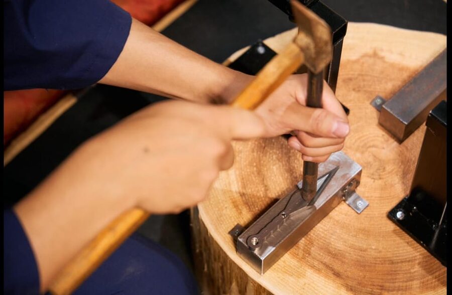 Kyoto: Ninja Weapon Forging Experience - Blackening and polishing finish the piece