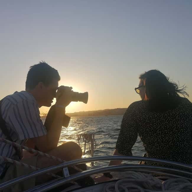 Lisbon: Daytime or Sunset Boat Cruise with History and Wine - Green wine, pastries, and the onboard mood