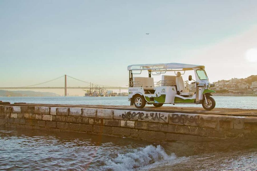 Lisbon on a Tuk Tuk Tour: History & Viewpoints - From Baixa squares to Chiado’s tiled streets