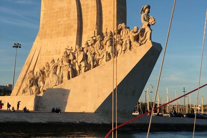 Lisbon Sunset Sailing with Portuguese Wine and History - The sail beyond the monuments