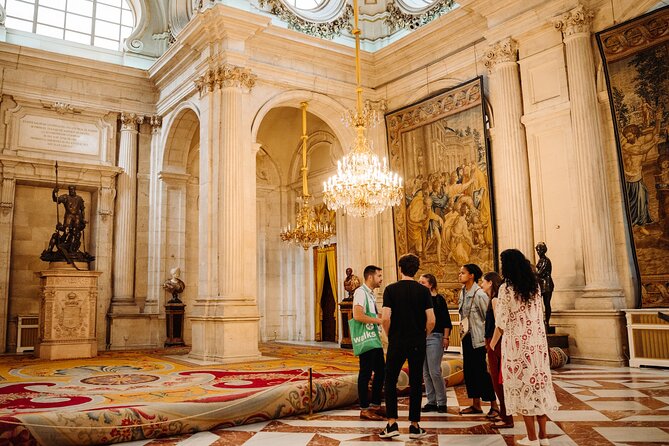 Madrid in a Day Tour:Royal Palace, Historic Center & Prado Museum - Entering the Royal Palace of Madrid