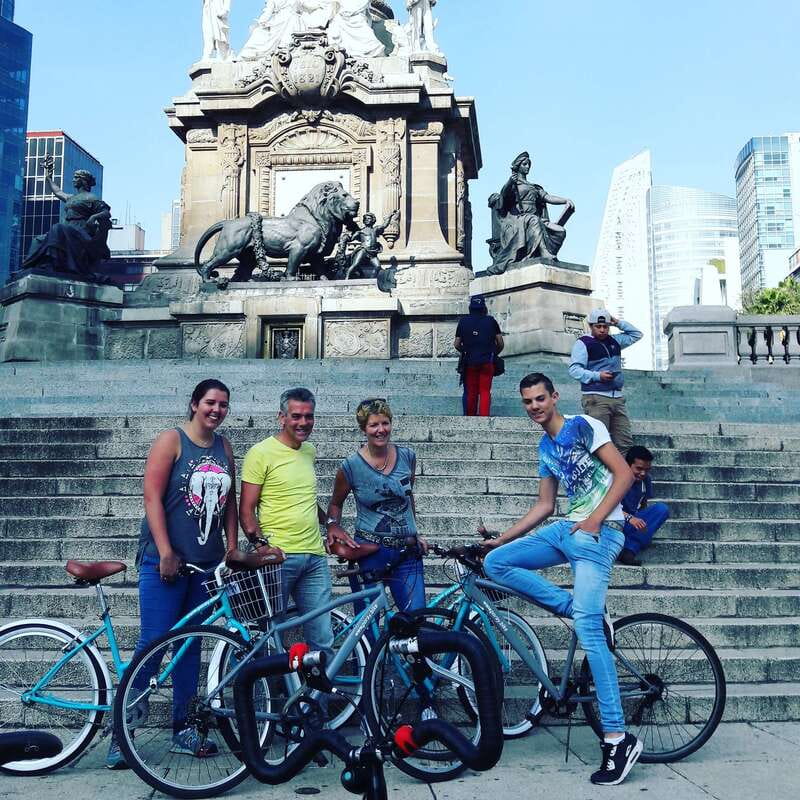 Mexico City: Chapultepec & Reforma Historic Bike Experience - Entering Chapultepec Park by bicycle
