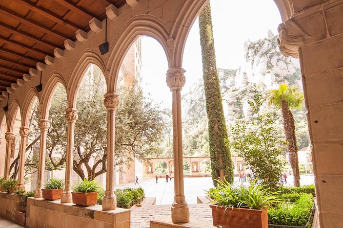 Montserrat with Black Madonna & Medieval Winery with Tapas/Lunch - Reaching the Basilica and monastery