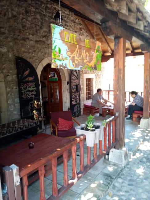 Mostar thru history -private tour - The Old Bazaar and the Tabacica Mosque