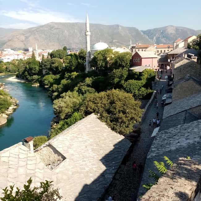 Mostar thru history -private tour - The Old Clock Tower and Koski Mehmed Pasha Mosque