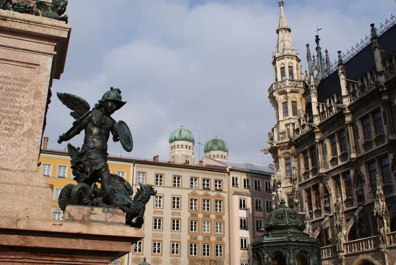 Munich and Nazi History Combination Day Tour Small Group - Meeting at Marienplatz and taking the train to Dachau