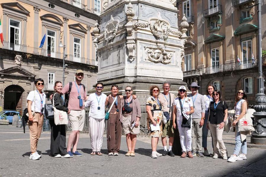 Naples: Historic Center and Sansevero Chapel Walking Tour - San Domenico Maggiore and its Gothic church