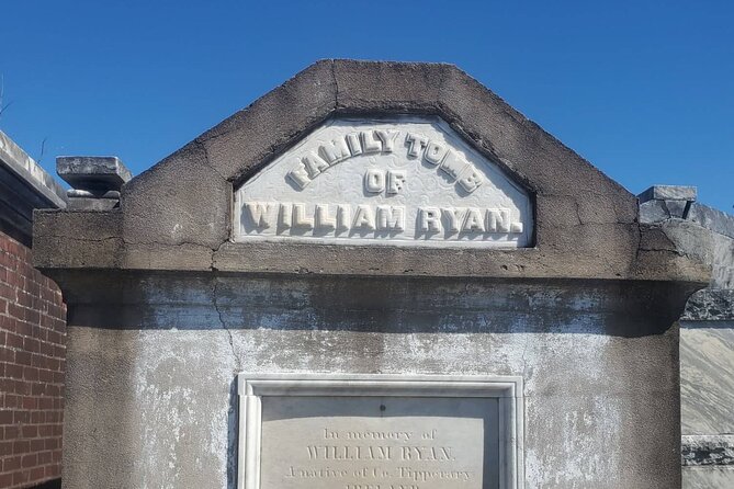 New Orleans Historic Cemetery Walking Tour - The Hurricane Katrina Memorial on Canal Street