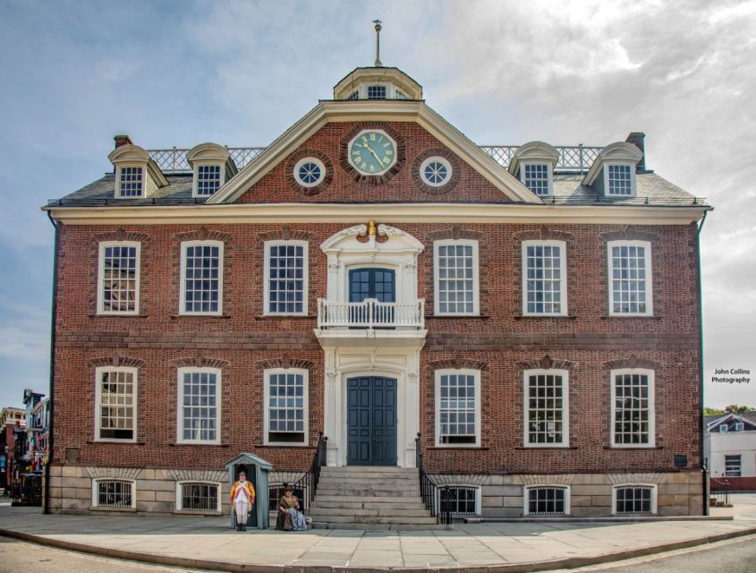 Newport: Colonial History Walking Tour - Touro Synagogue and a wider view of Newport