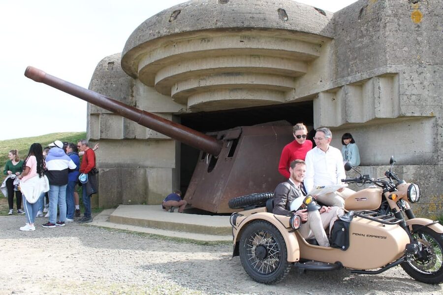 Normandy World War II Private 2 Hours Sidecar Tour Bayeux - Omaha Beach, where the ground explains the battle