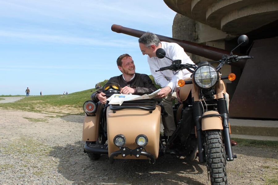 Normandy World War II Private 2 Hours Sidecar Tour Bayeux - The optional cider-farm stop
