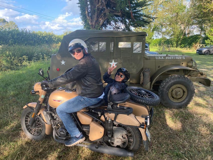 Normandy World War II Private 2 Hours Sidecar Tour Bayeux - Guides, language, and the feel of the ride